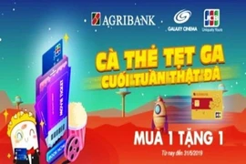 Mua 1 tặng 1 với thẻ Agribank JCB tại Galaxy Cinema
