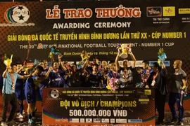 CLB B.Bình Dương giành chức vô địch