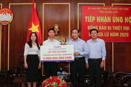 THACO hỗ trợ xây dựng lại ngôi làng cho đồng bào Trà Leng ​ 