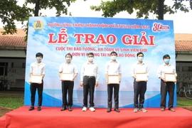 Vedan trao giải các hoạt động Tháng An toàn vệ sinh lao động