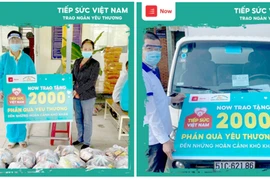 Now hỗ trợ 2.000 phần quà đến các hoàn cảnh khó khăn