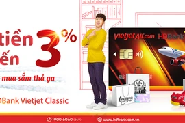 Mở thẻ siêu tốc, chớp ngay deal sốc cùng thẻ tín dụng HDBank Vietjet