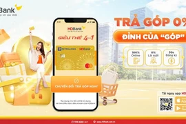 Chuyển đổi trả góp 0% dành riêng cho chủ thẻ tín dụng HDBank
