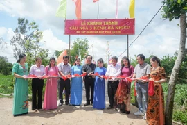 Tân Hiệp Phát tiếp tục khánh thành cây cầu dân sinh thứ 8