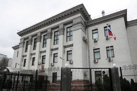 Đại sứ quán Nga tại Ukraine. Ảnh: TASS