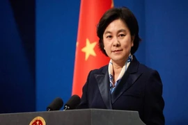 Phát ngôn viên Bộ Ngoại giao Trung Quốc Hoa Xuân Oánh. Ảnh: REUTERS