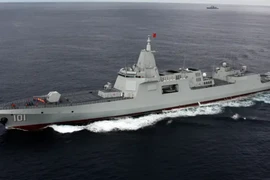 Tàu khu trục Nam Xương lớp Type-055 của hải quân Trung Quốc. Ảnh: GETTY IMAGES