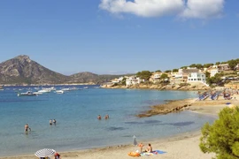Một góc thị trấn Sant Elm, khu đô thị Andratx, phía tây nam đảo Majorca (Tây Ban Nha). Ảnh: PICTURES COLOUR LIBRARY