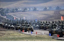 Cuộc tập trận Vostok 2018 diễn ra tại vùng Ngoại Baikan (miền đông Nga). Ảnh: MODERN DIPLOMACY