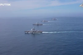 VIDEO: Hàng trăm tàu chiến, máy bay Nga tập trận hải quân 'Bão Tháng Bảy' 