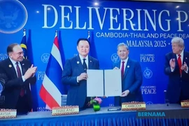 Thái Lan, Campuchia ký tuyên bố chung hòa bình với sự chứng kiến của ông Trump 