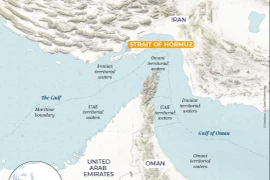 Tàu Pháp, Nhật vượt eo biển Hormuz giữa chiến sự Trung Đông