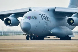 Máy bay vận tải Y-20 của Trung Quốc. Ảnh: CNN 
