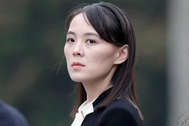 Bà Kim Yo-jong - em gái của nhà lãnh đạo Triều Tiên Kim Jong-un. Ảnh: REUTERS 