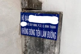 Bị bêu tên vì chưa đóng tiền để nâng cấp hẻm