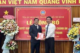 Nhân sự mới TAND quận Bình Thạnh, TP.HCM