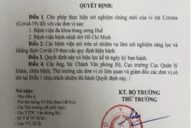 BV Bệnh nhiệt đới TP.HCM được phép xét nghiệm COVID-19