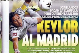 Thủ thành Keylor Navas gia nhập Real Madrid