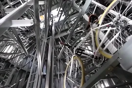 Choáng trước bãi đỗ xe đạp siêu hiện đại ở Nhật Bản
