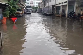 Nhiều tuyến đường cửa ngõ phía Tây TP.HCM bị ngập
