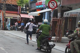 Công an phường Phạm Ngũ Lão truy quét người nghiện