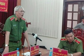 Clip: Họp báo vụ con gái thuê người đốt xe làm cha chết