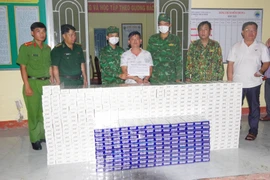 Bộ đội Biên phòng Long An bắt và thu giữ hơn 6.000 gói thuốc lá lậu