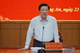 Trưởng Ban Nội chính Trung ương chỉ đạo việc sáp nhập tỉnh Long An và Tây Ninh