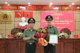 Giám đốc Công an tỉnh Long An nhận quyết định nghỉ chờ hưu