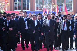 Thủ tướng Phạm Minh Chính cùng Thủ tướng Campuchia dự lễ khai trương Cặp cửa khẩu quốc tế Tân Nam – Meun Chey