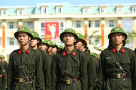 Trung đoàn CSCĐ Đông Nam TP.HCM huấn luyện 813 tân binh