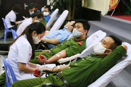 Hơn 1.400 công an Đà Nẵng tham gia hiến máu tình nguyện