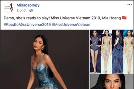 Hoàng Thùy xuất hiện ấn tượng trên Missosology