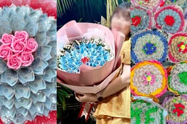Buôn bán, sử dụng những bó hoa bằng tiền có vi phạm pháp luật không?