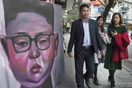 Thích thú bộ tranh Kim Jong-un và Donald Trump