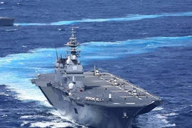 Tàu Nhật đưa quan chức quân đội ASEAN thị sát biển Đông
