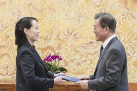 Em gái ông Kim và phái đoàn cấp cao Triều Tiên về nước