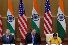 Hai ông Mattis, Pompeo qua Ấn Độ ký thỏa thuận quân sự