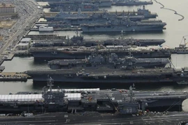 6 tàu sân bay ở Bờ Đông Mỹ tập trung về cảng Norfolk-Virginia
