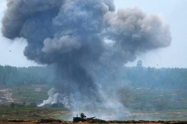 Mỹ không kích 5 cơ sở quân sự của nhóm dân quân Lữ đoàn Hezbollah ở Iraq và Syria. Ảnh: SPUTNIK
