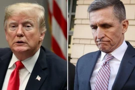Ông Trump (trái) muốn ân xá cho ông Flynn (phải) và đưa ông trở lại làm việc trong chính phủ. Ảnh: CNN