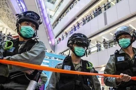 Cảnh sát Hong Kong. Ảnh: AFP