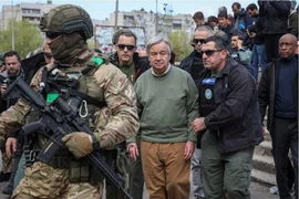 LHQ nói gì vụ Nga nã tên lửa Kiev trong lúc Tổng Thư ký Guterres đến thăm?