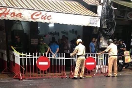 1 giang hồ Hải Phòng bị bắn gục trên hè phố