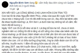 Điều dưỡng gọi nhiều lần nhưng bác sĩ trực không nghe