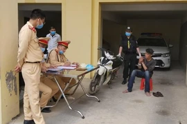 Mang xe ăn trộm đi tiêu thụ, bị CSGT bắt giữ