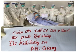 Bệnh nhân COVID-19 nặng hồi phục ngoạn mục, cảm ơn và xin chụp ảnh cùng bác sĩ
