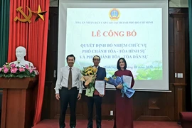 Nhân sự mới tòa Cấp cao tại TP.HCM
