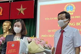 TP.HCM: Nhân sự mới TAND quận 10