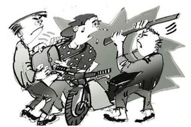 Xử nặng cặp vợ chồng 'hờ' cùng em trai đòi nợ giữa đường 
